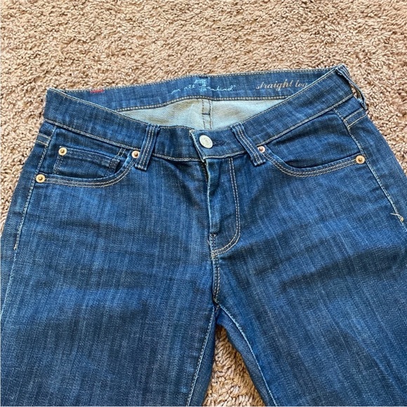 7 For All Mankind Straight Leg Jeans size 24 - Picture 5 of 7